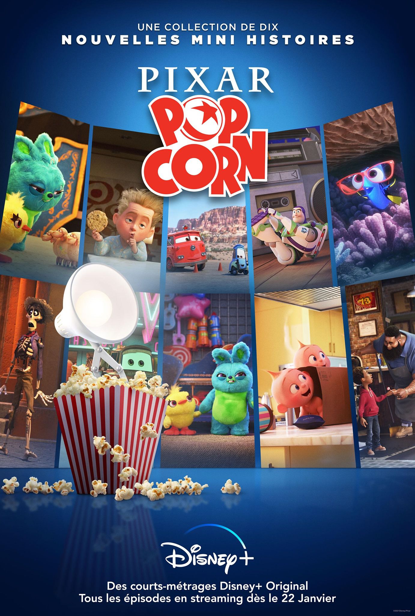 Pixar Popcorn - Dessin animé (2021)